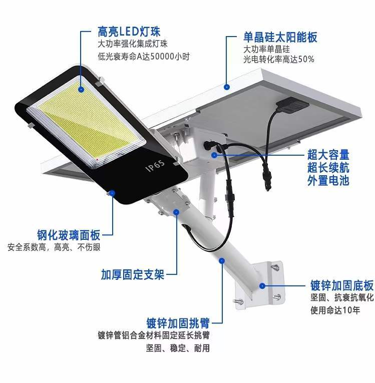 LED solar street lights, outdoor lighting street lights 23-0129