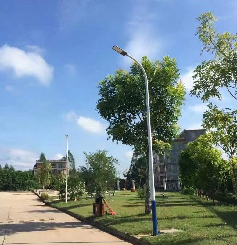LED outdoor solar street lights, aluminum landscape lights, and rural road lights in real photos 07-1209