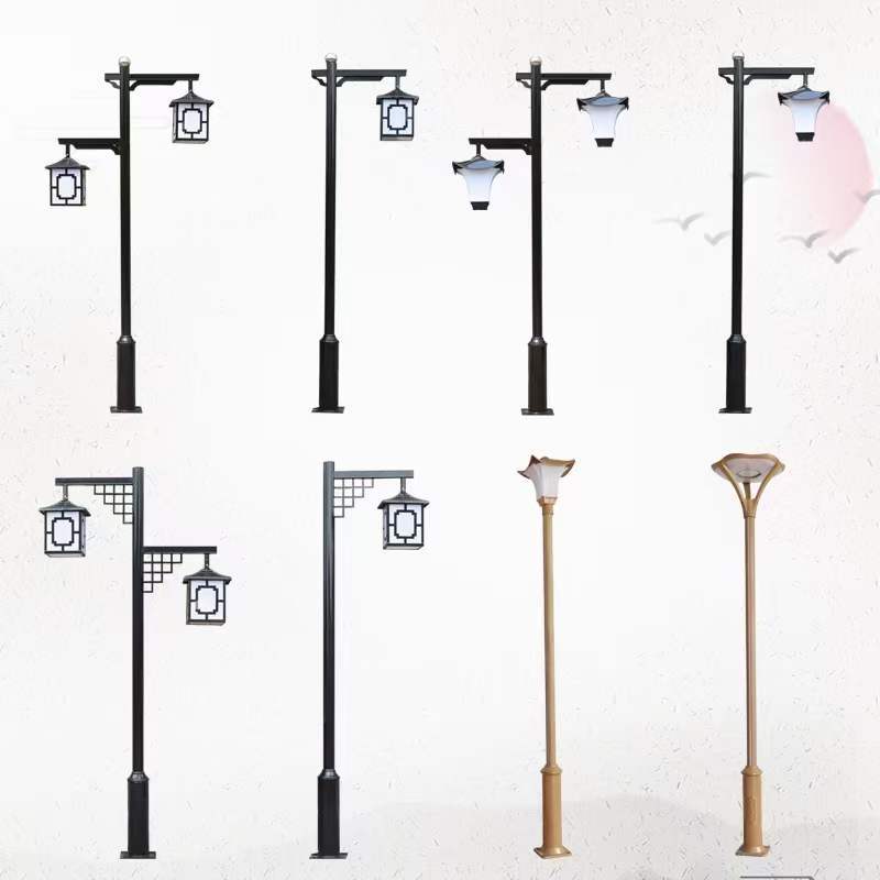 Solar outdoor lighting, decorative lighting, pole 27-1119